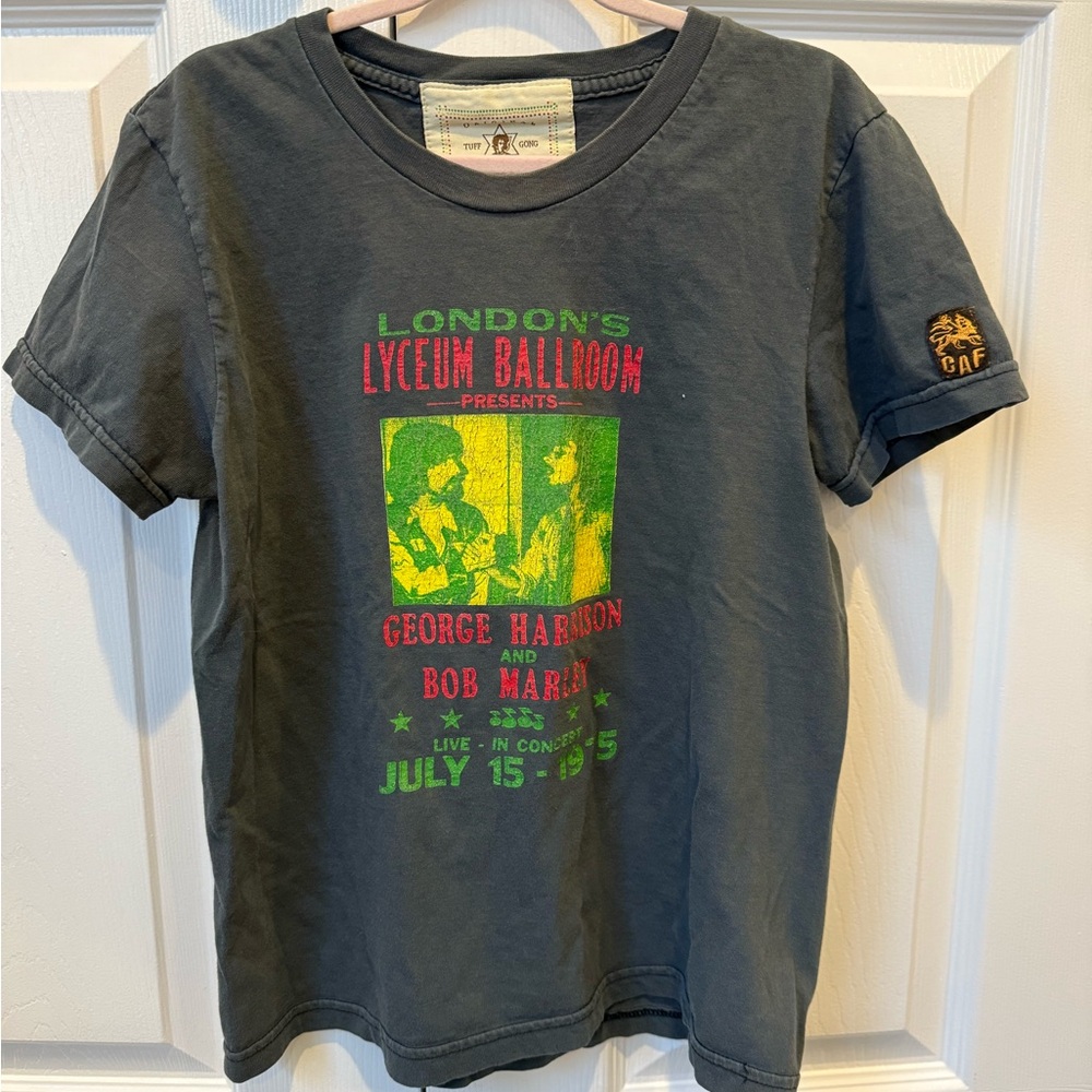 Original Tuff Gong Catch a Fire by Cedella Marey Markey + Harrison T Shirt Large